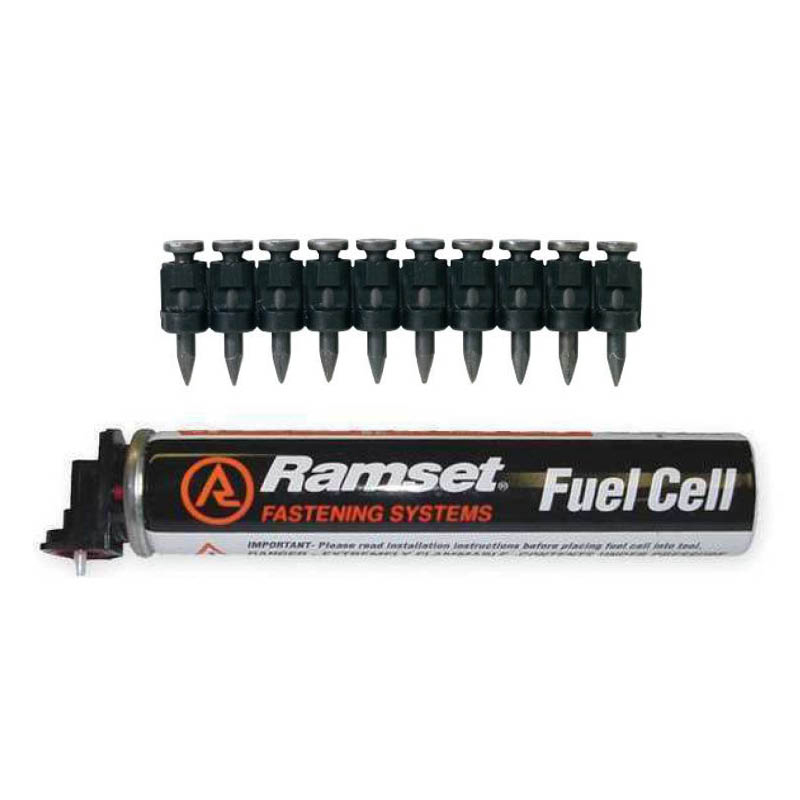 Ramset TrakFast pins standard pins with fuel cell