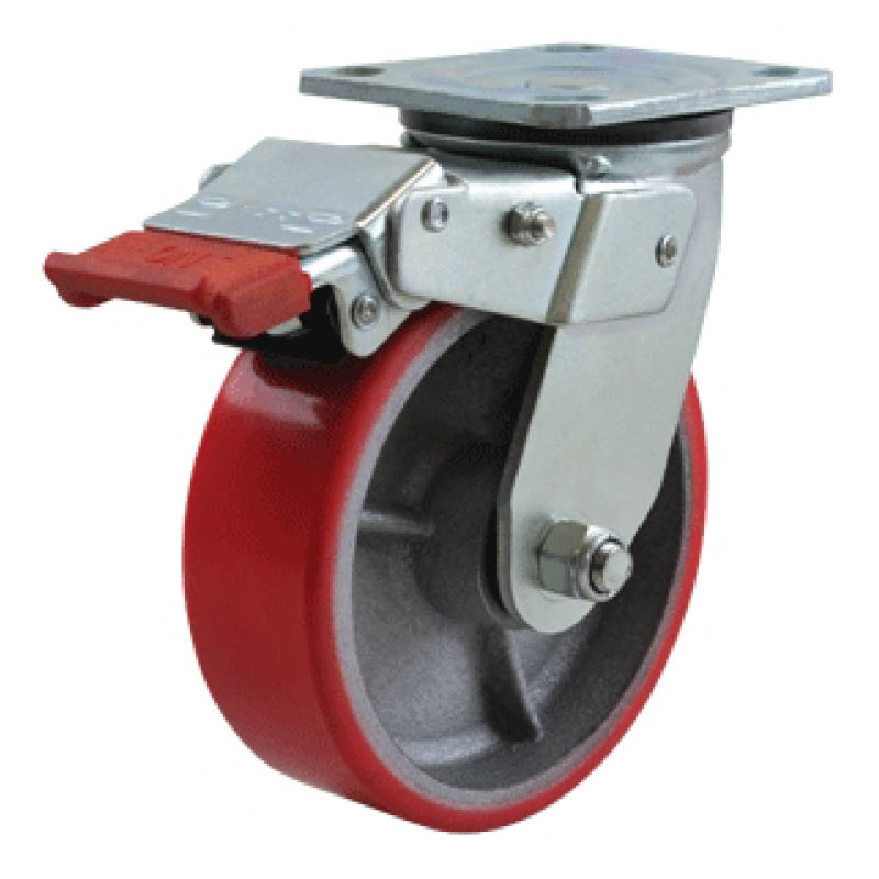 Richmond 250kg swivel castors with brakes 250kg load capacity