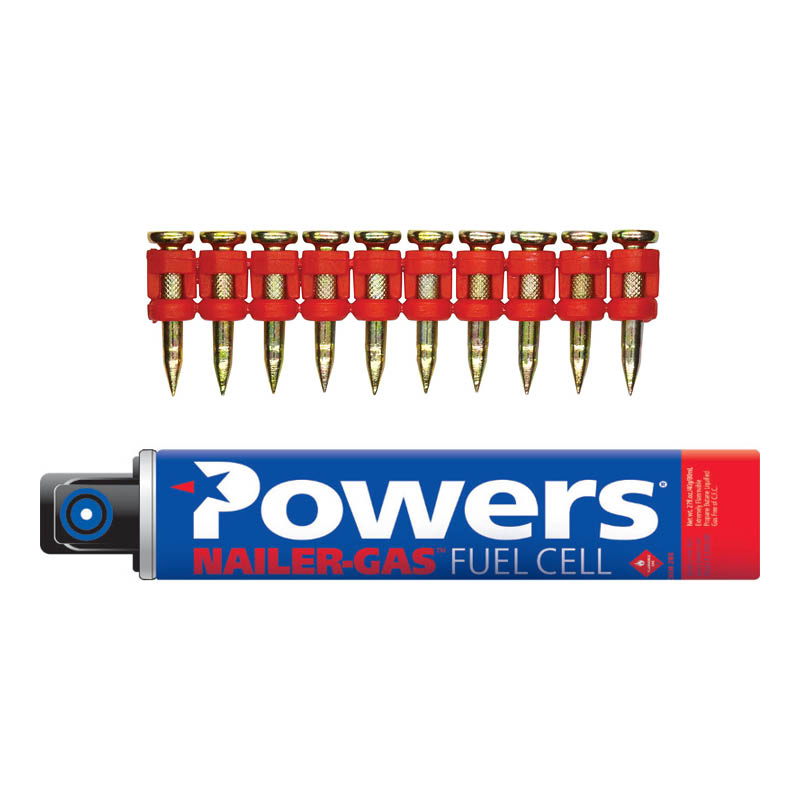 Powers TrakIt C5 pins with fuel cells for hard concrete