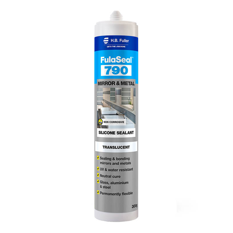 H.B. Fuller FulaSeal 790 mirror & metal silicone adhesive sealant