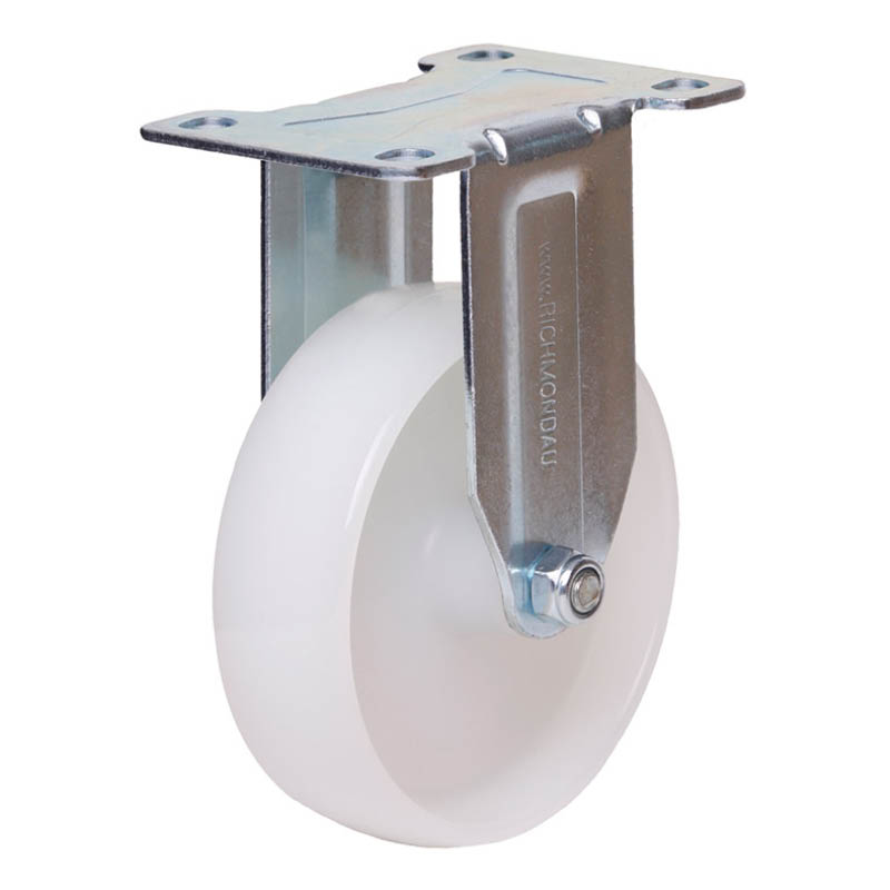 Richmond 125kg rigid castors 125kg load capacity rigid plate